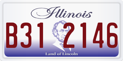 IL license plate B312146