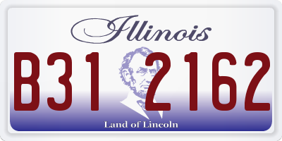 IL license plate B312162