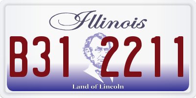 IL license plate B312211