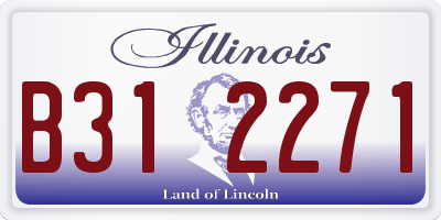 IL license plate B312271