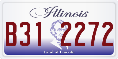 IL license plate B312272