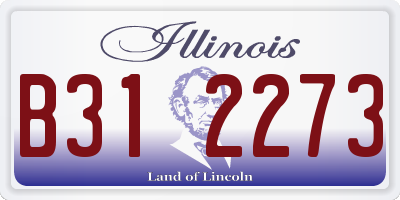 IL license plate B312273