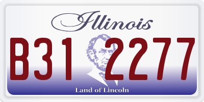 IL license plate B312277