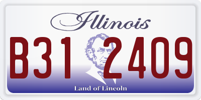 IL license plate B312409