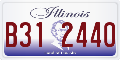 IL license plate B312440