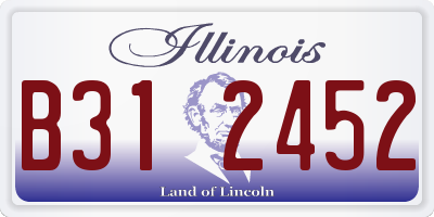 IL license plate B312452