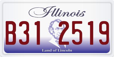 IL license plate B312519