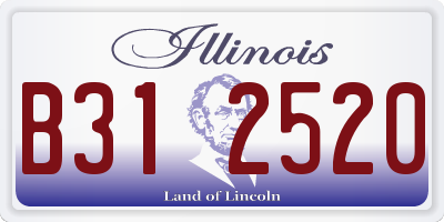 IL license plate B312520