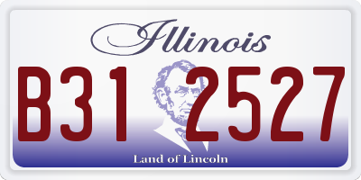 IL license plate B312527
