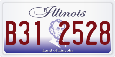 IL license plate B312528
