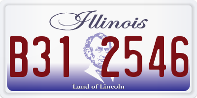 IL license plate B312546