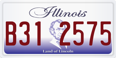 IL license plate B312575