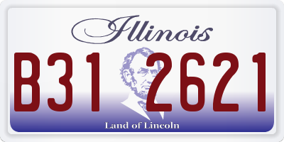 IL license plate B312621