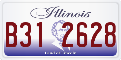 IL license plate B312628
