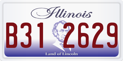 IL license plate B312629