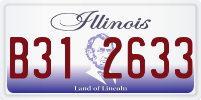 IL license plate B312633