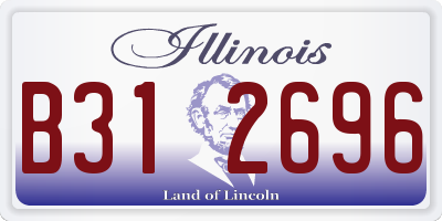 IL license plate B312696