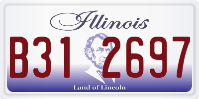 IL license plate B312697