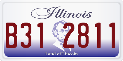 IL license plate B312811