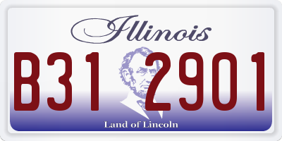 IL license plate B312901