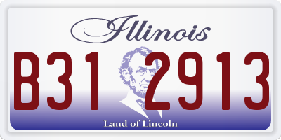IL license plate B312913