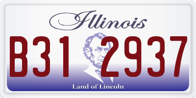 IL license plate B312937
