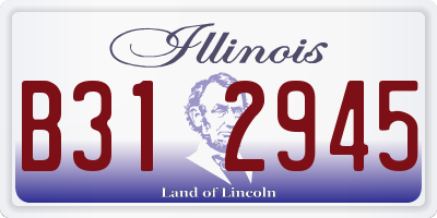 IL license plate B312945