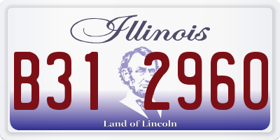 IL license plate B312960
