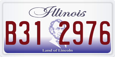 IL license plate B312976