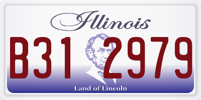 IL license plate B312979