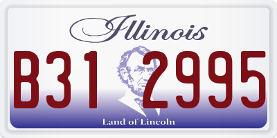 IL license plate B312995