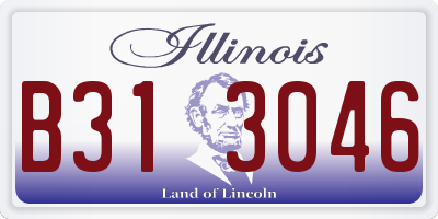 IL license plate B313046