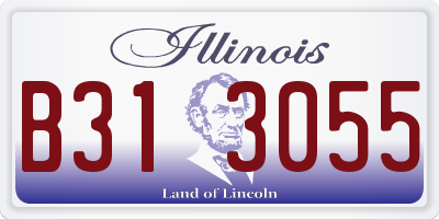 IL license plate B313055