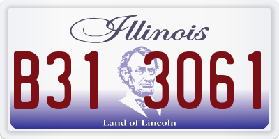 IL license plate B313061