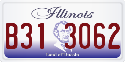 IL license plate B313062