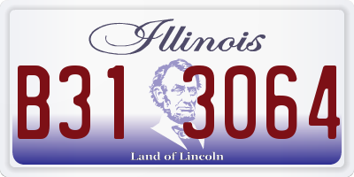 IL license plate B313064