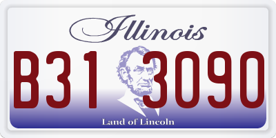 IL license plate B313090