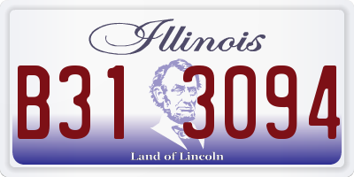 IL license plate B313094