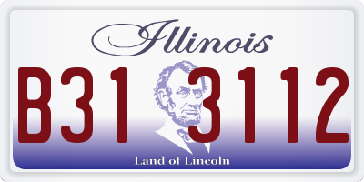 IL license plate B313112