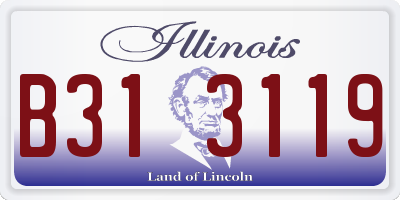 IL license plate B313119
