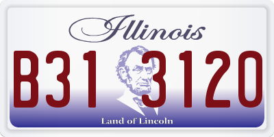 IL license plate B313120