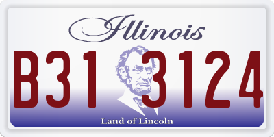 IL license plate B313124