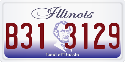 IL license plate B313129