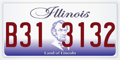 IL license plate B313132