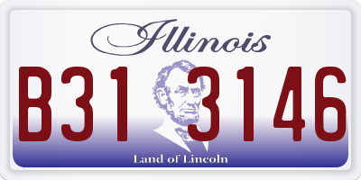 IL license plate B313146
