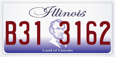 IL license plate B313162