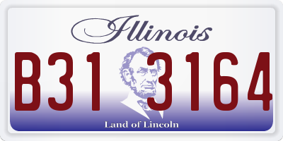 IL license plate B313164
