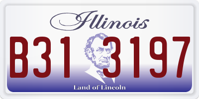 IL license plate B313197