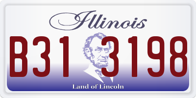 IL license plate B313198