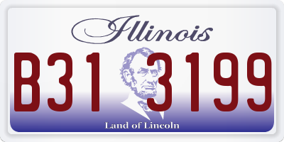 IL license plate B313199